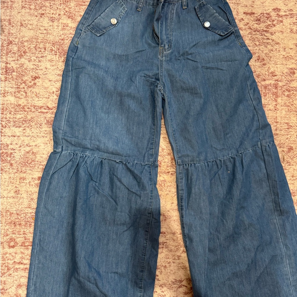 Shein Light Blue Denim Jeans